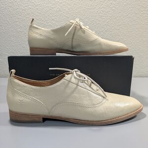 Frye Grace CVO Oxford Shoes, 9.5, Off White
